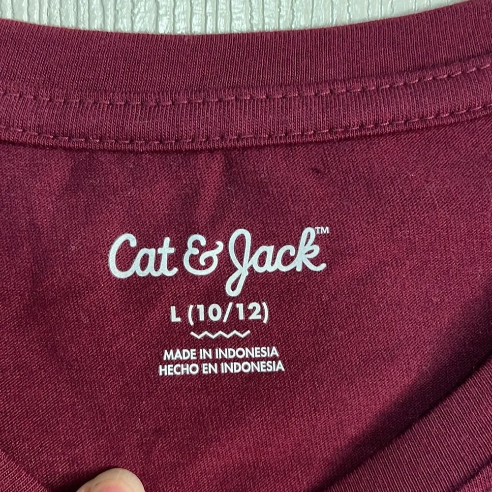 Cat & Jack reindeer top. Size 10/12. New! - Picture 5 of 7